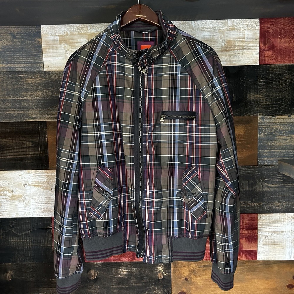 Hugs Boss Harrington Plaid Jacket L Edition Pinup 42R